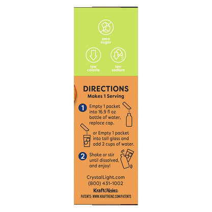 Crystal Light Drink Mix Peach Iced Tea – 120 Packets for Mindful Hydration Routines and Guilt-Free Self-Care