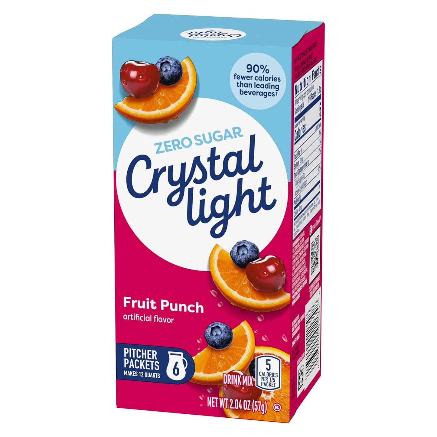Crystal Light Fruit Punch Powdered Drink Mix – Calorie-Conscious Pantry Staple for Daily Hydration Routines