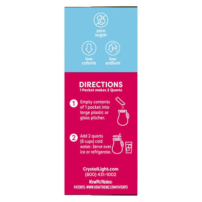 Crystal Light Fruit Punch Powdered Drink Mix – Calorie-Conscious Pantry Staple for Daily Hydration Routines