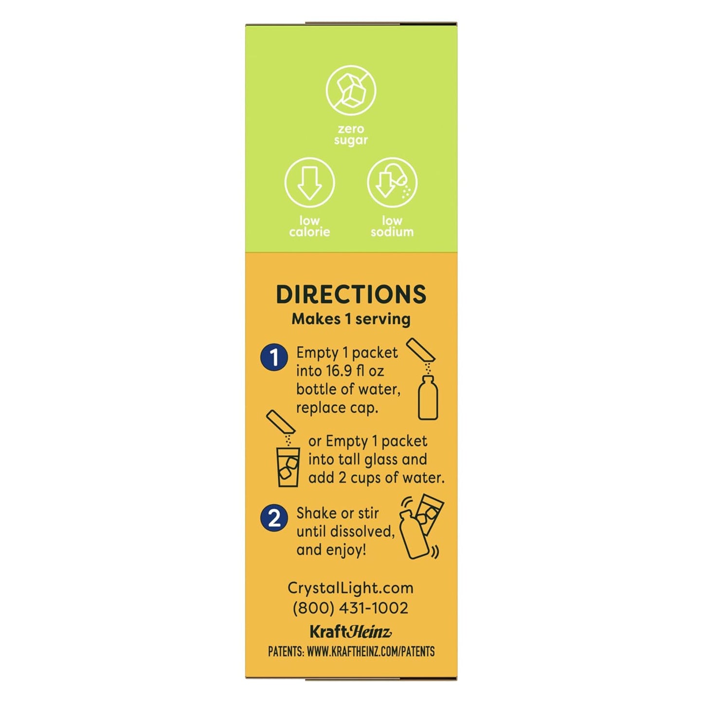 Crystal Light Lemon Iced Tea Powdered Drink Mix – Guilt-Free Hydration Ritual for Calorie-Conscious Wellness Routines, 120 On-the-Go Packets