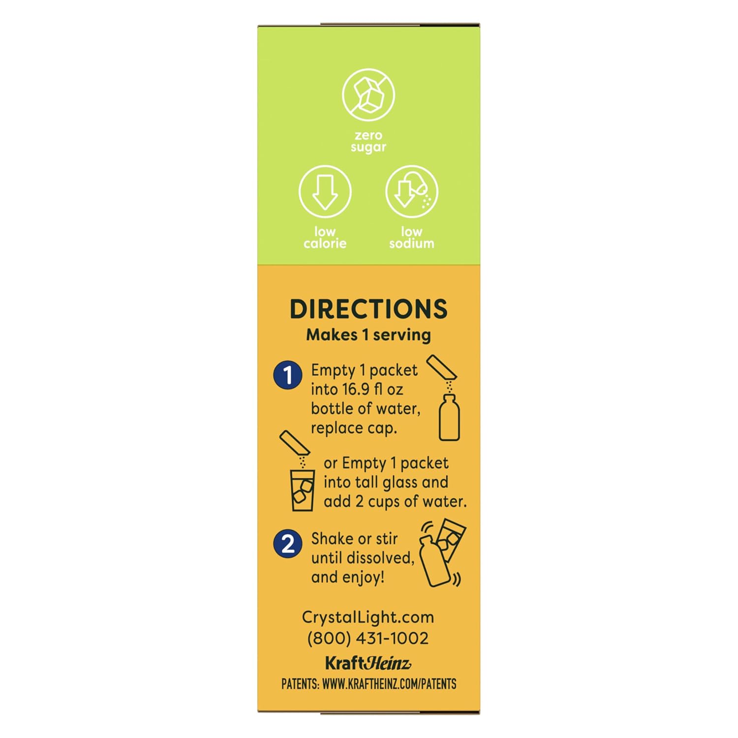 Crystal Light Lemon Iced Tea Powdered Drink Mix – Guilt-Free Hydration Ritual for Calorie-Conscious Wellness Routines, 120 On-the-Go Packets
