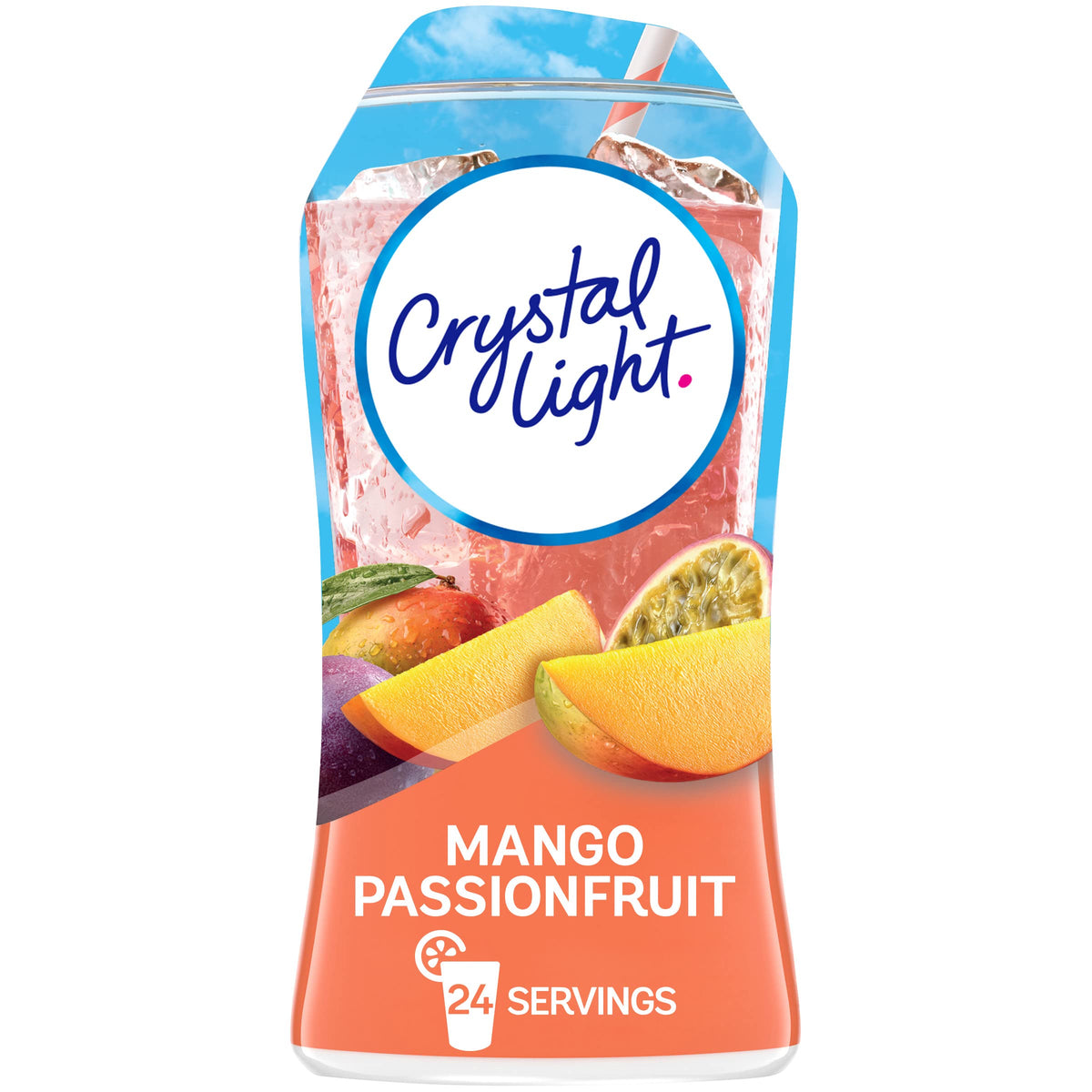 Crystal Light Liquid Mango Passionfruit Naturally Flavored Drink Mix, 1.62 fl oz Bottle