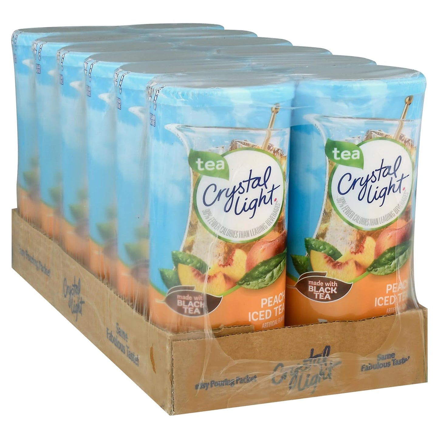 Crystal Light Peach Iced Tea Mix – Daily Hydration Ritual for Sugar-Conscious Wellness Routines, 72 Pitcher Packets