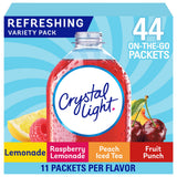 Crystal Light On-the-Go Variety Pack – Kid-Friendly Flavored Water Packets for Lunchboxes and Snacks