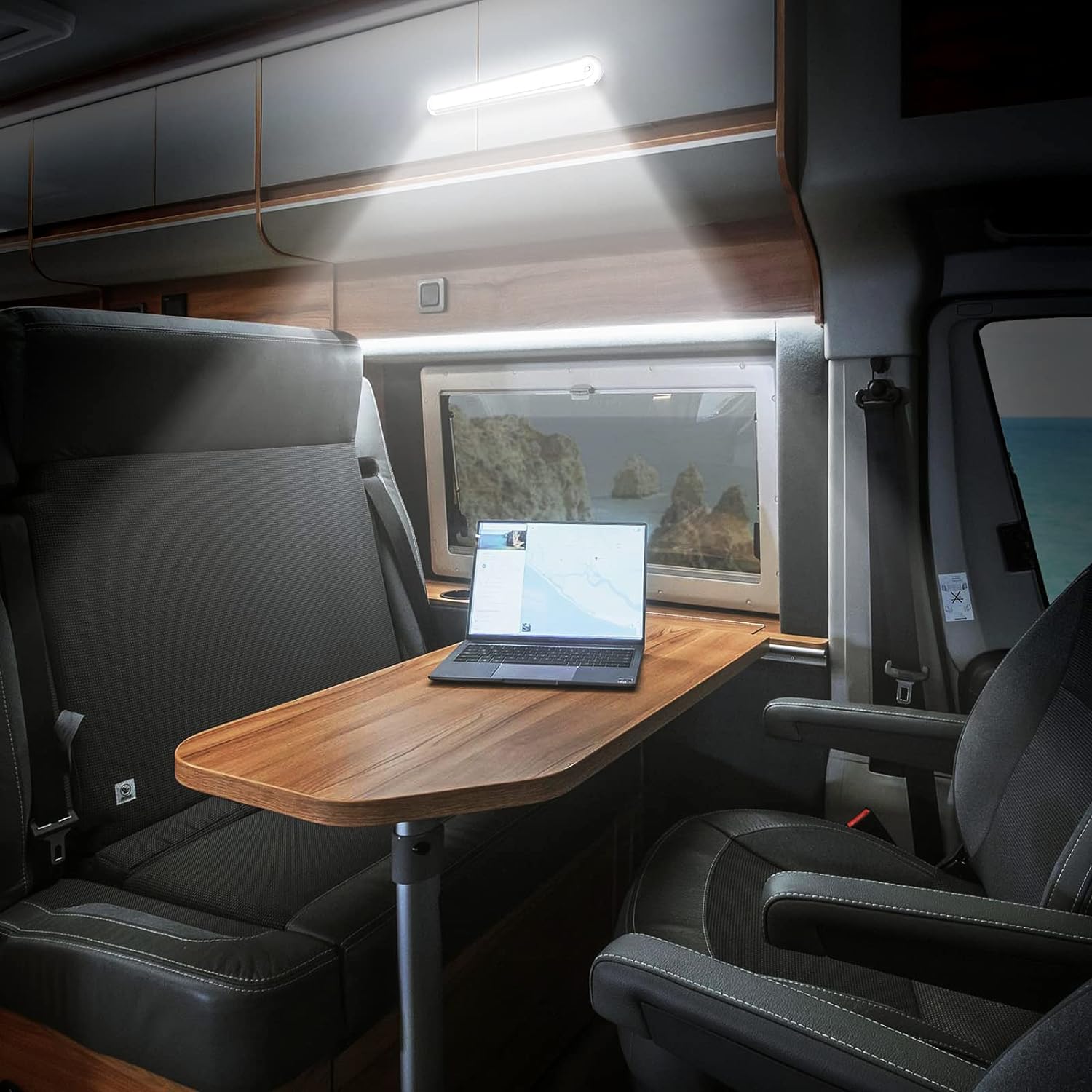 CT CAPETRONIX USB LED Strip – 1500LM Overhead Work Light for Van Conversion Build-Outs and Off-Grid Sheds