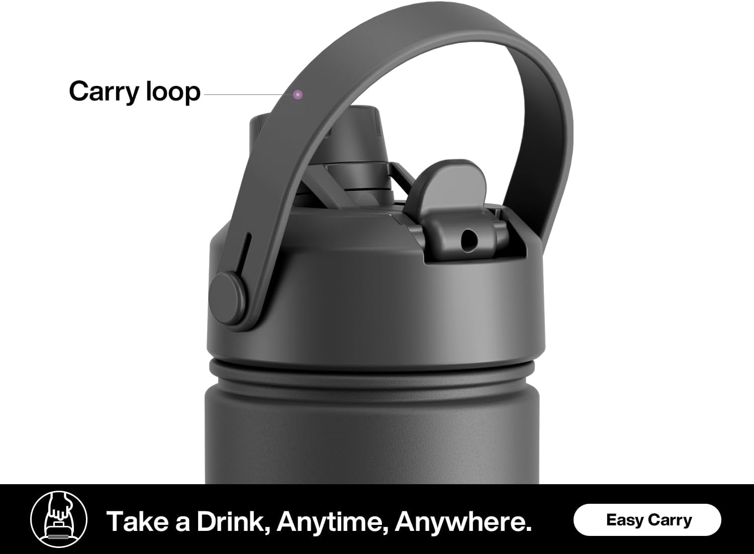 cup-holder-compatible footprint (approx. 3 inch diameter) and lightweight 0.95 lb build