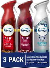 Febreze Air Mist Air Freshener Spray – Cozy Living Room Decor Accent, Odor-Fighting Room Spray for Every Season