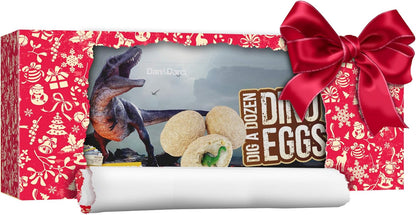 Dan&Darci Dig a Dozen Dino Egg Kit – Portable Excavation Toy for Backyard, Patio, and Camping Adventures