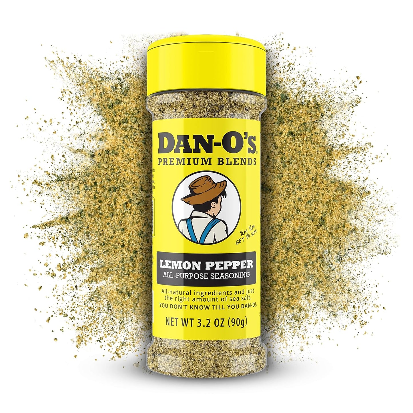 Dan-O's Outdoor Cooking Trio – Tailgate and Patio Seasoning Set, Lemon Pepper, Original and Preem-O in Pocket-Sized Bottles