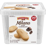 Pepperidge Farm Milano Dark Chocolate Cookies – Office Desk Snack and Afternoon Focus Pick-Me-Up, 20 Single-Serve Packs