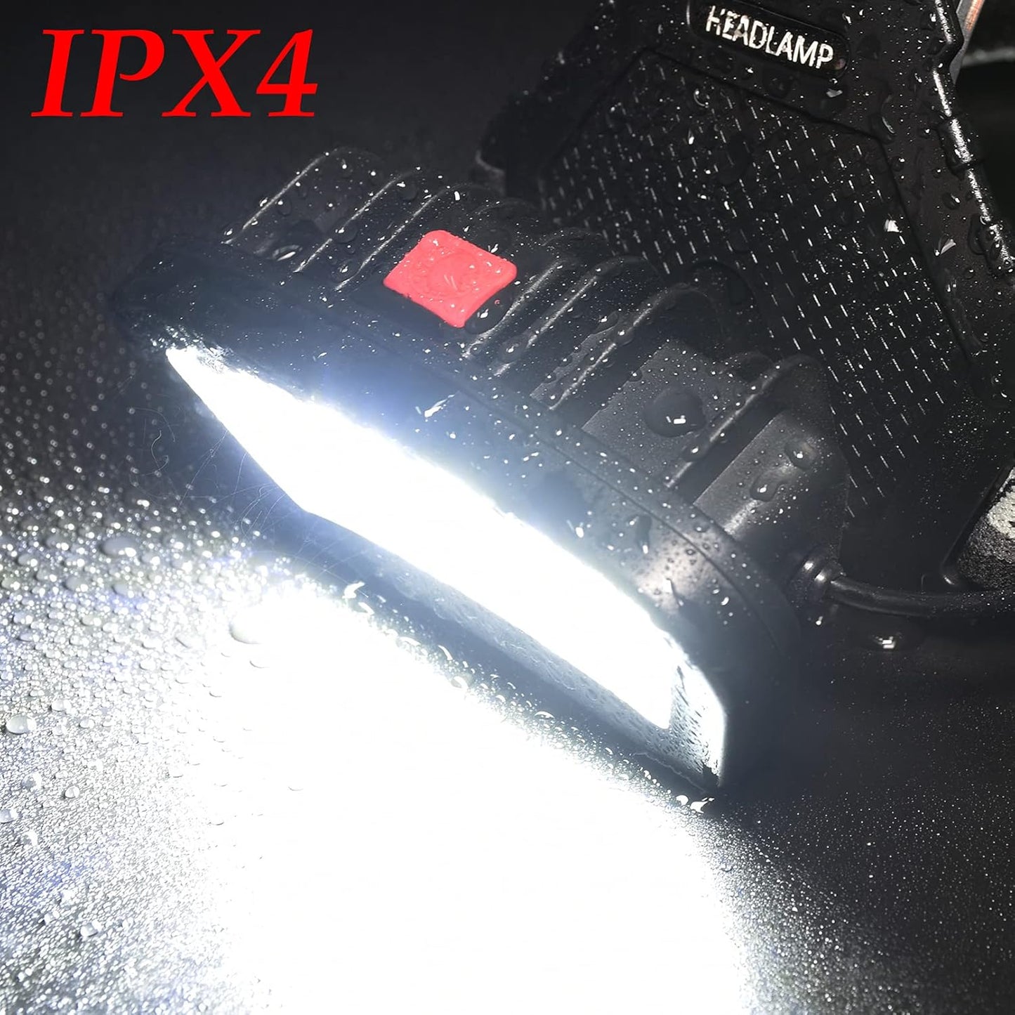 DARKBEAM COB Floodlight Headlamp – Emergency Rechargeable Light for Power Outages and Storm Shelters