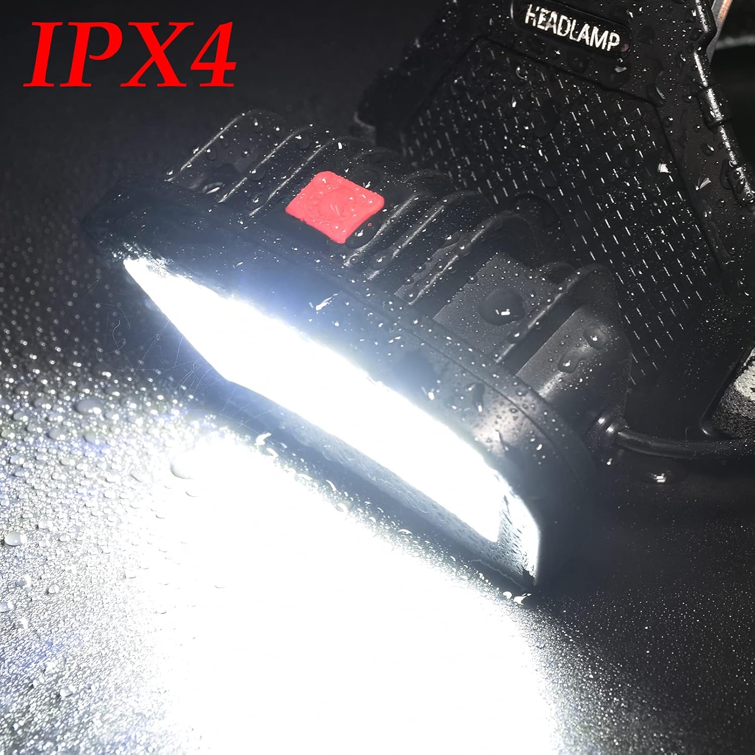 DARKBEAM COB Floodlight Headlamp – Emergency Rechargeable Light for Power Outages and Storm Shelters