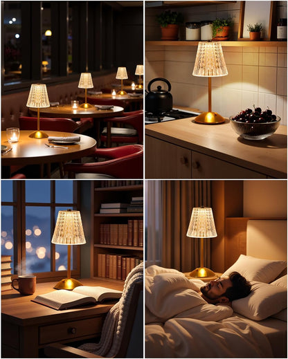 Dask Lamp Waterproof Cordless Table Lamp – Portable Patio Light for Outdoor Dining and Garden