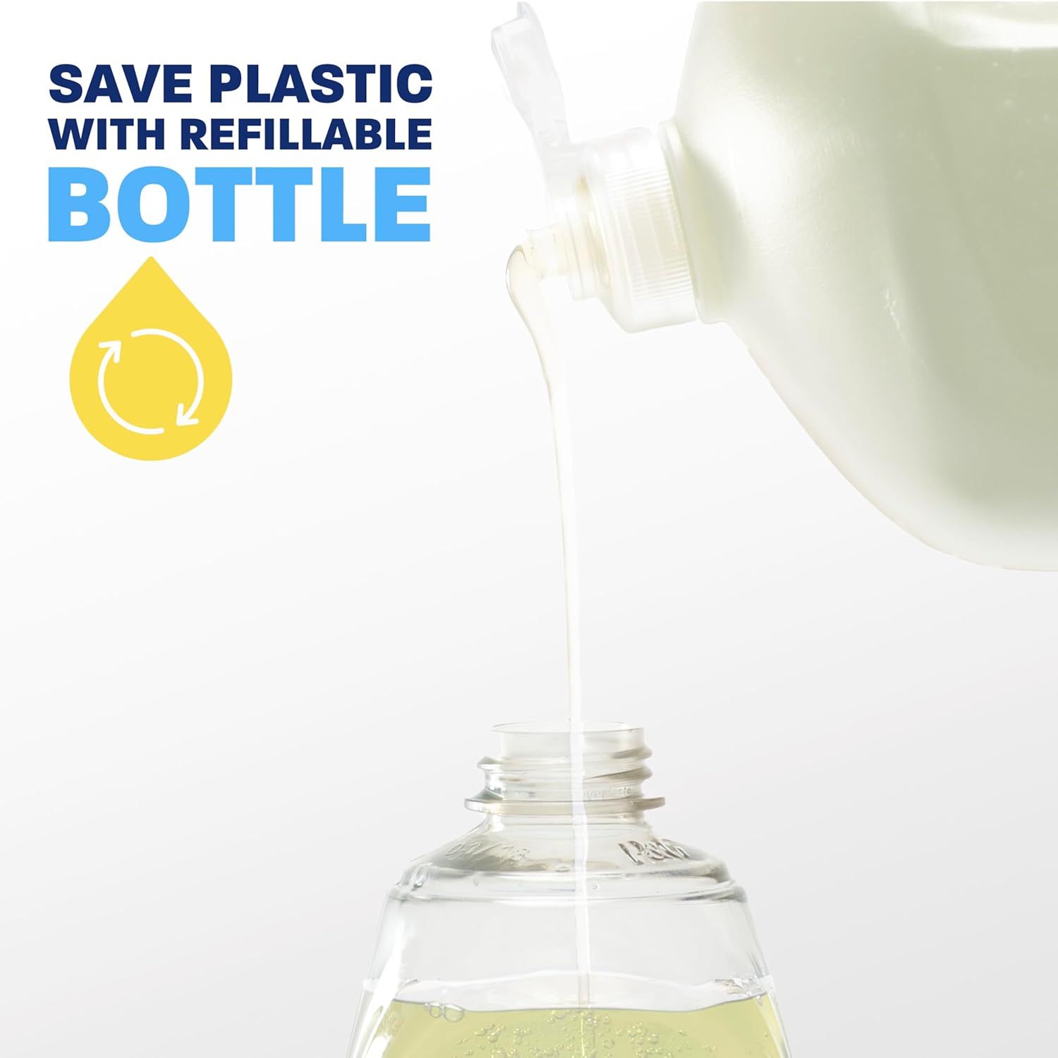 Dawn Free & Clear EZ-Squeeze Dish Soap – Simple Squeeze-Bottle Design for Clutter-Free Counters