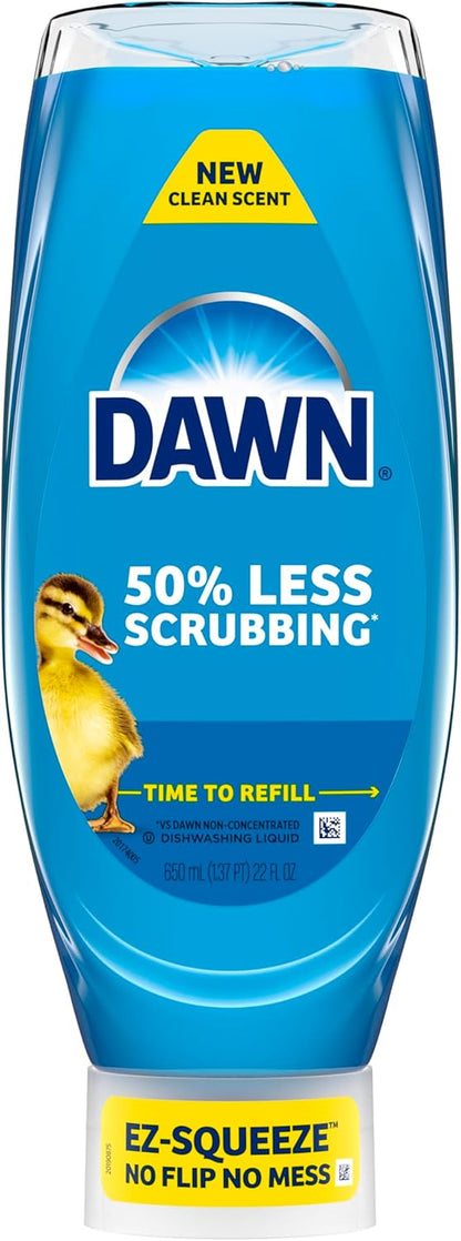Dawn Ultra EZ-Squeeze Dish Soap – Bulk Home Office Pantry Stock, Faster Post-Meal Cleanup