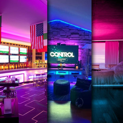 DAYBETTER Bluetooth LED Strip Lights – Decorative Room Lighting for Apartment and Home Office Mood Setting