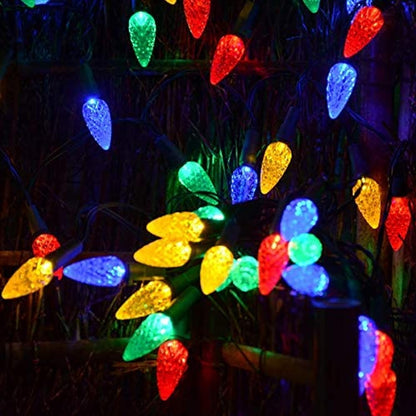 Dazzle Bright C6 LED Lights – Child Safe Nursery String Lights, Cool Bulbs and Built-In Timer
