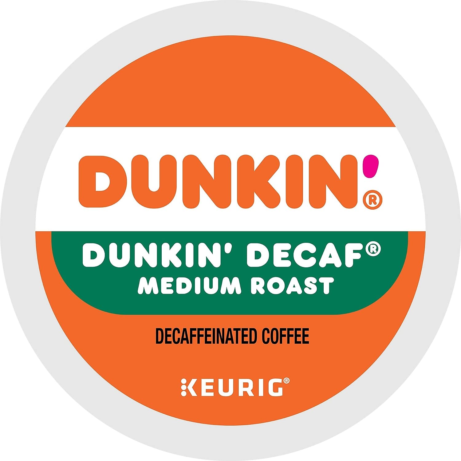 decaffeinated medium roast, 0.4 oz per pod