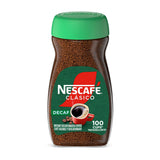 Nescafé Clasico Decaf Instant Coffee – Caffeine-Free Evening Brew for a Calming Bedtime Ritual