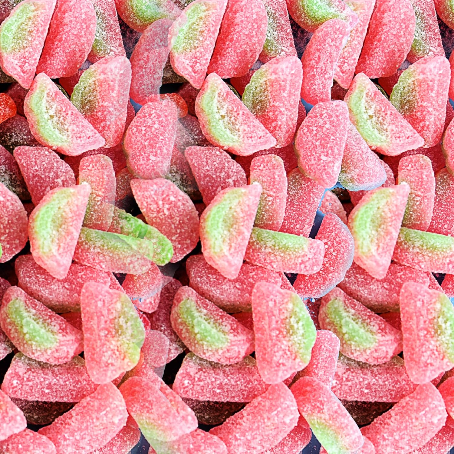 decorative watermelon slice candy shape