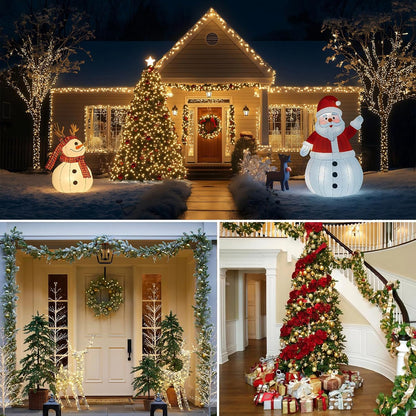 Decute 164ft 500LED Warm White String Lights – Bedroom Decor and Living Room Ambient Lighting with Remote and Timer