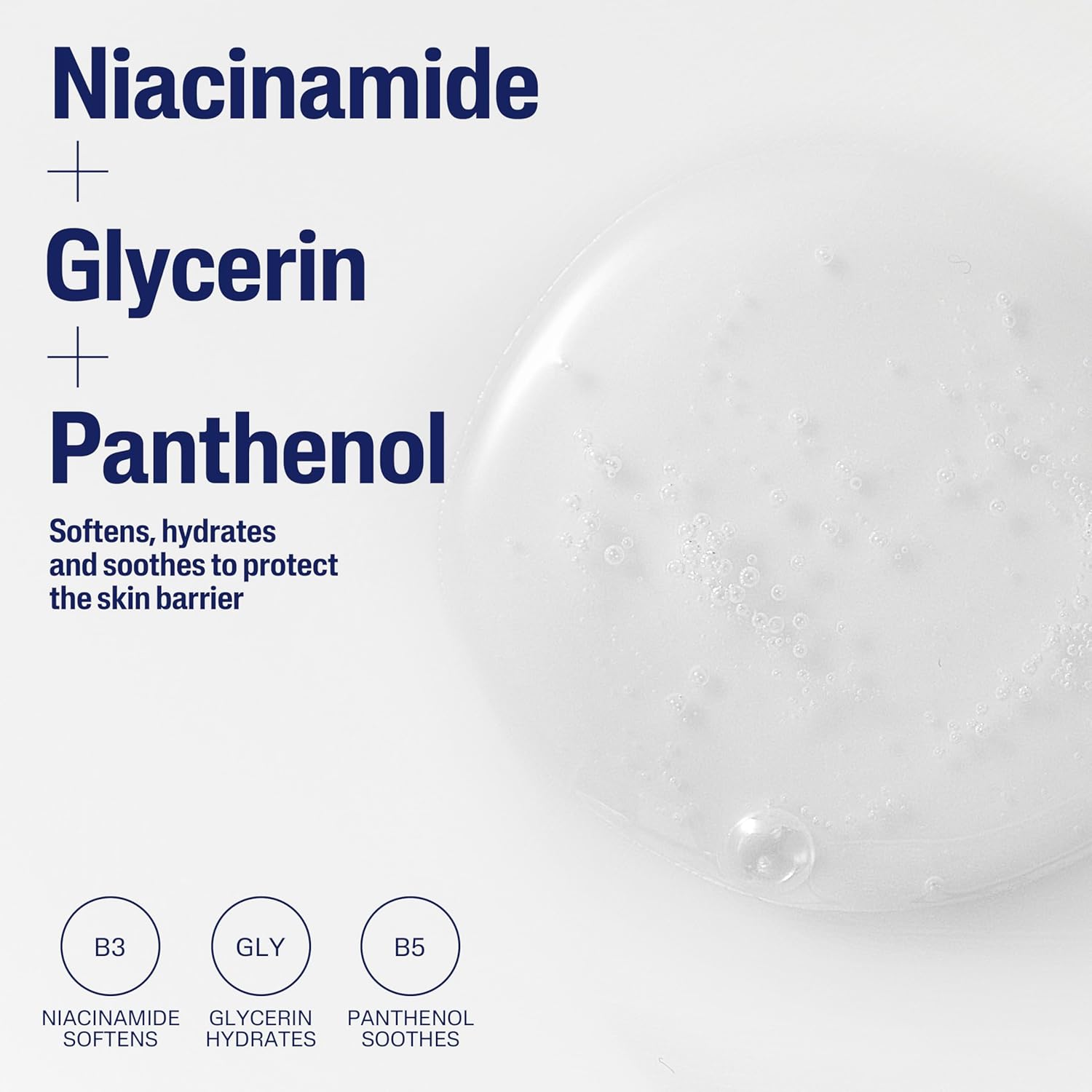 defends against five signs of skin sensitivity: dryness, irritation, roughness, tightness, weakened barrier