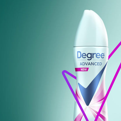 Degree Advanced Dry Spray Antiperspirant – 72-Hour Nightly Freshness Ritual for Active Women, Sheer Powder 3.8 oz Pack of 3