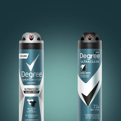 Degree Men MotionSense Dry Spray Antiperspirant 3.8 oz (Pack of 3) – A Calming 72-Hour Freshness Ritual for Morning Confidence