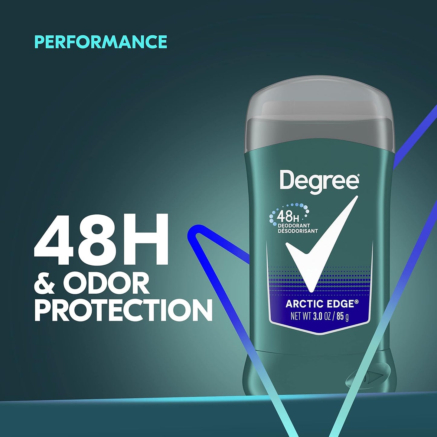 Degree Men Original Aluminum Free Deodorant – Camping & Patio Freshness, 48-Hour Arctic Edge Stick