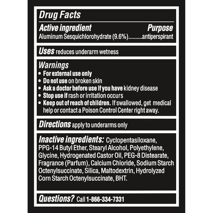 Degree Men UltraClear Antiperspirant Deodorant – Wellness Ritual Essential, Woody Fougère Scent for a Calming Nightly Routine