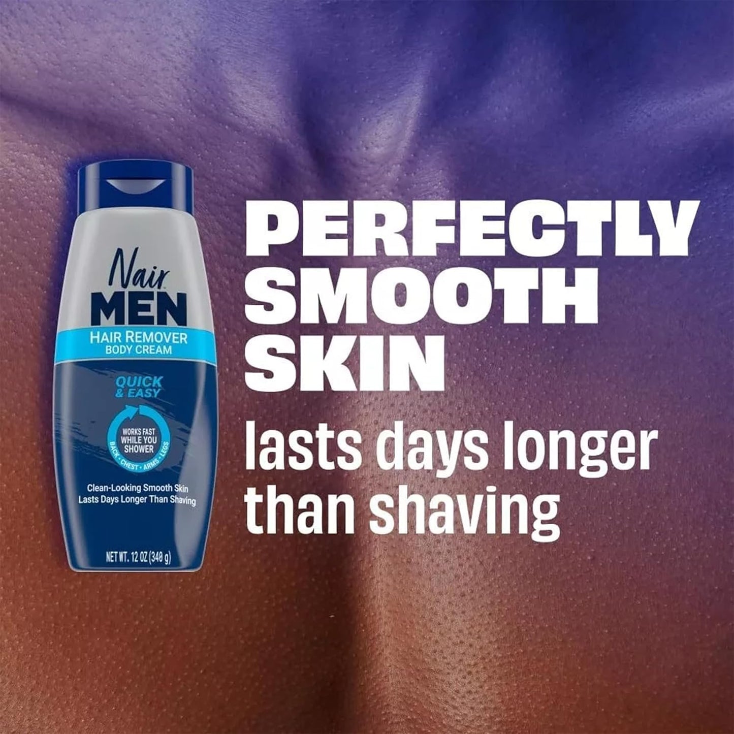 depilatory action that outlasts shaving by multiple days