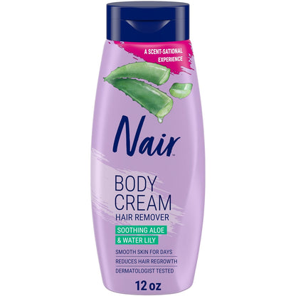 depilatory cream that removes hair below the skin's surface for longer-lasting smoothness