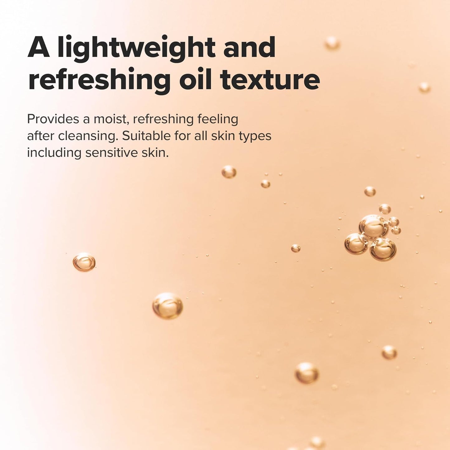 designed as a first-step cleanser compatible with double cleansing routines