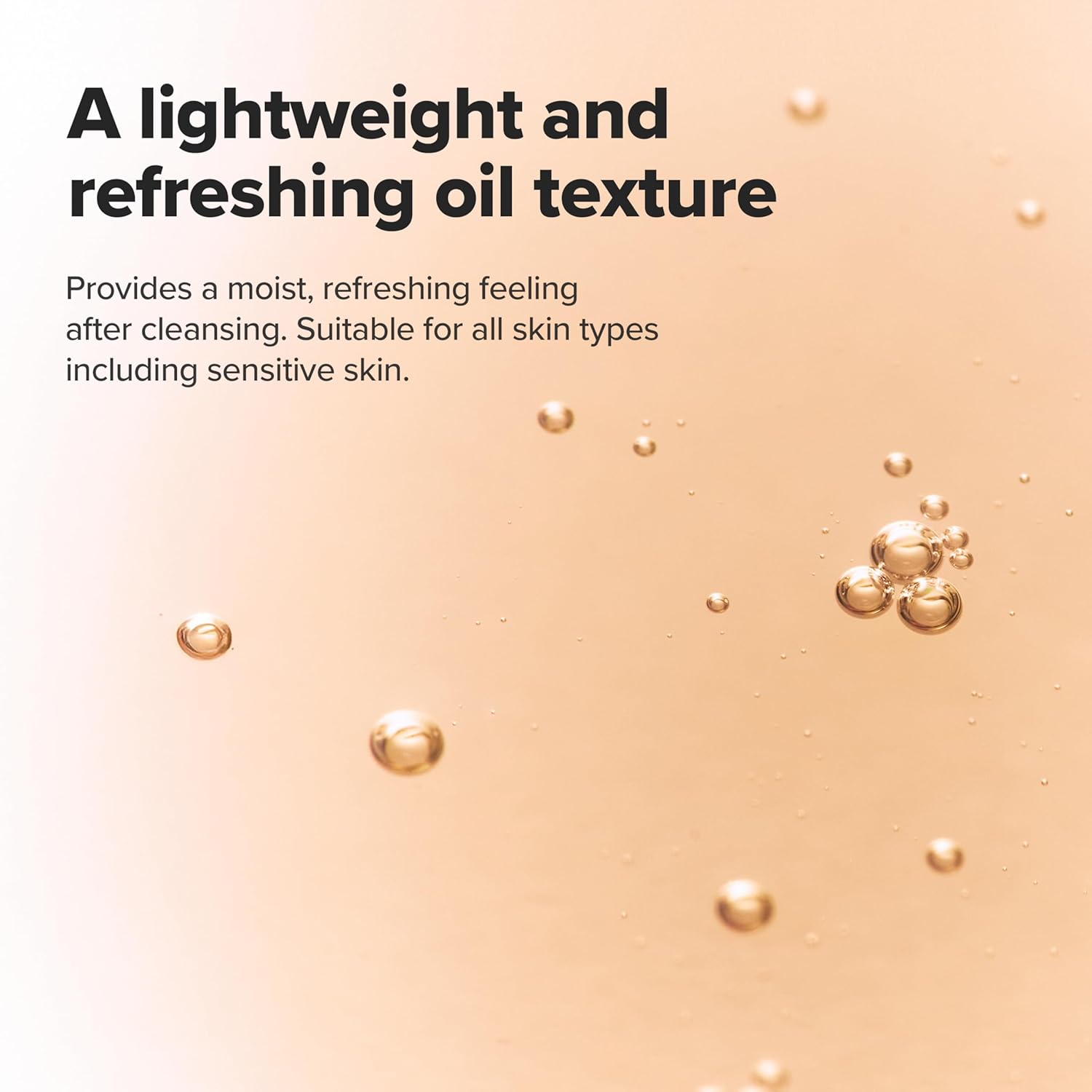 designed as a first-step cleanser compatible with double cleansing routines