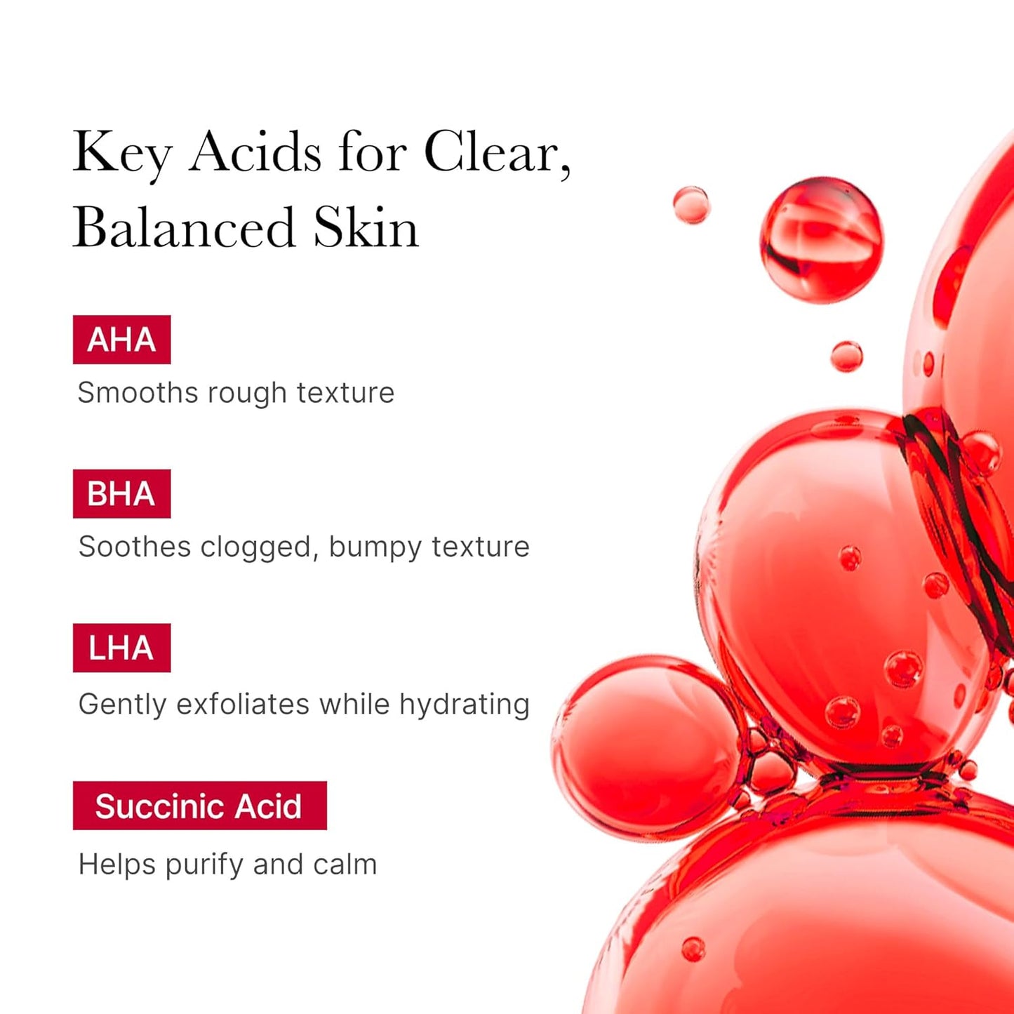 designed for 2–3x weekly use on all skin types including combination and oily