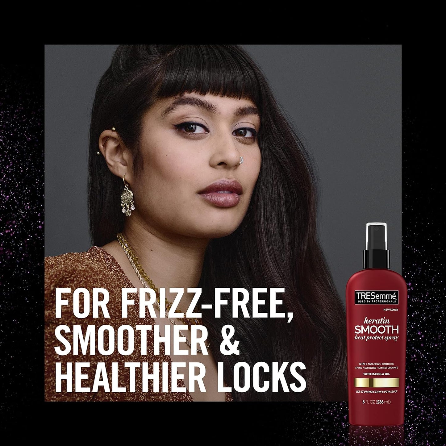 designed for frizzy hair to deliver sleek, manageable strands