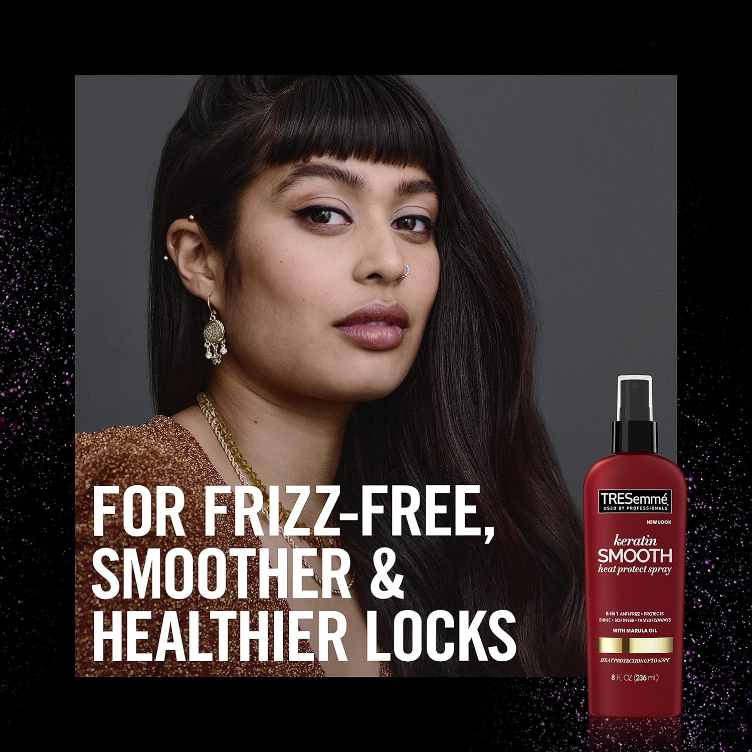 designed for frizzy hair to deliver sleek, manageable strands