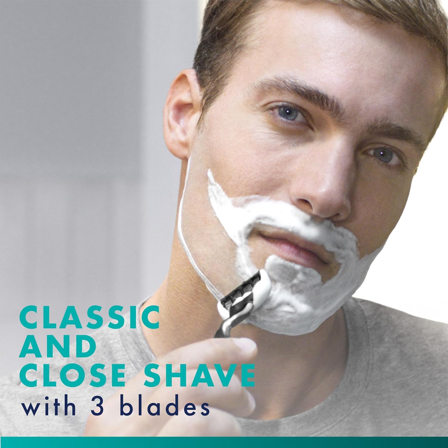 designed for sensitive skin with reduced tug and pull