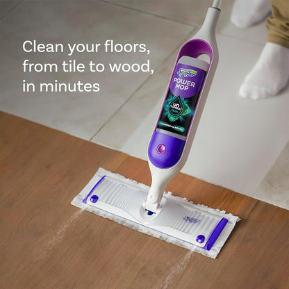 designed for use with swiffer powermop pad system