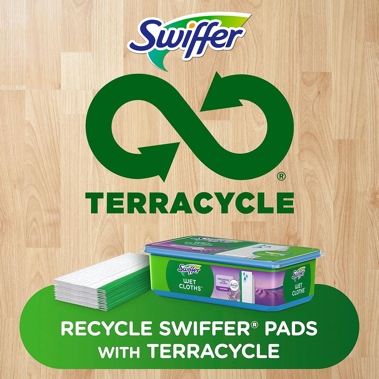 designed specifically as a refill for the swiffer sweeper handle system