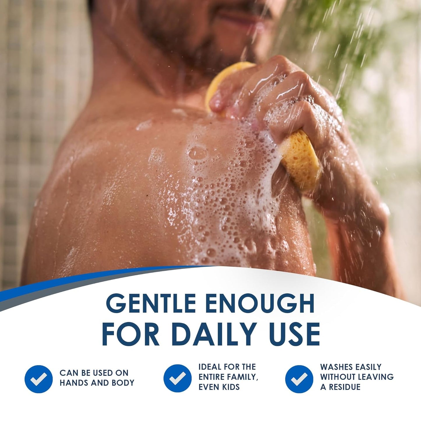 designed to pair with vanicream moisturizers in a post-bath routine