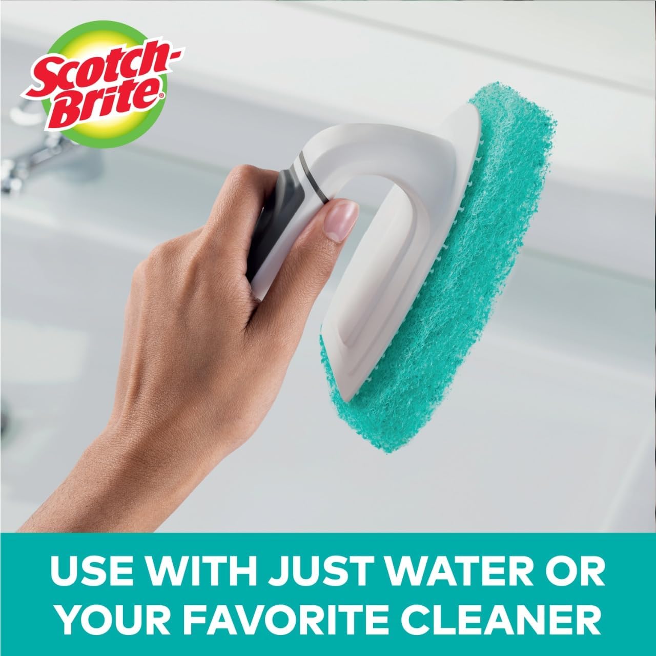 designed to remove soap scum, hard water, and limescale buildup