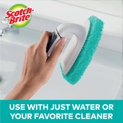 designed to remove soap scum, hard water, and limescale buildup