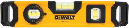 DEWALT Torpedo Level 9 Inch – Rugged Aluminum Level for Outdoor Deck and Fence Layout Work