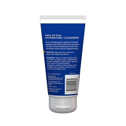 Differin Daily Hydrating Cleanser – Gentle Face Wash for Evening Wind-Down Skincare Routine, Fragrance-Free, 6 Oz