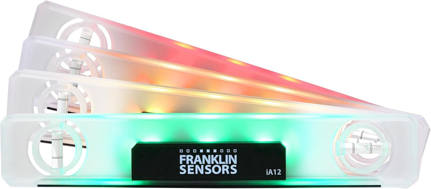 digital light display that changes color and turns green when level or plumb