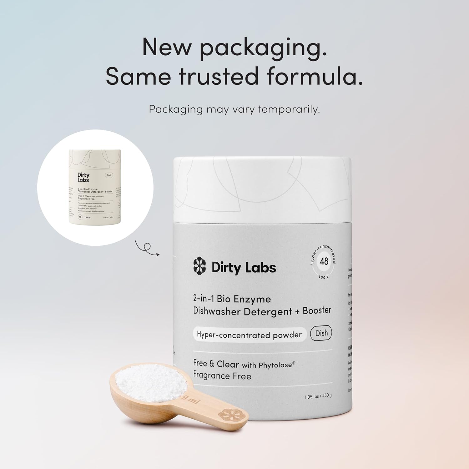 Dirty Labs Aestival Dishwasher Detergent and Booster – Refined Yuzu Scent for Uncluttered Modern Apartment Kitchens