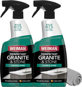 Weiman Disinfectant Granite Daily Clean & Shine – Designer Countertop Care for Polished Modern Kitchens