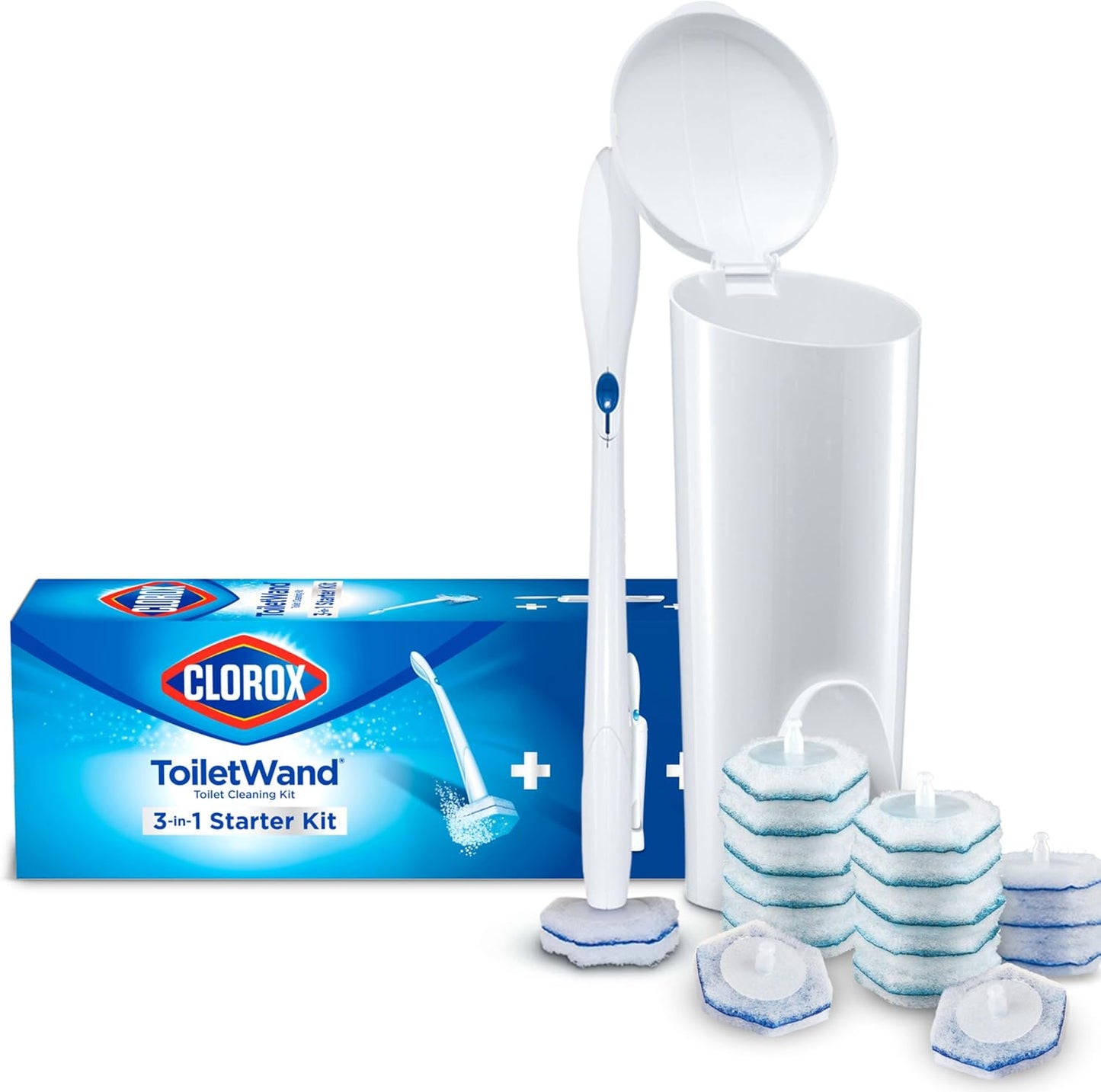 disposable scrubbing pads preloaded with clorox disinfectant cleaner