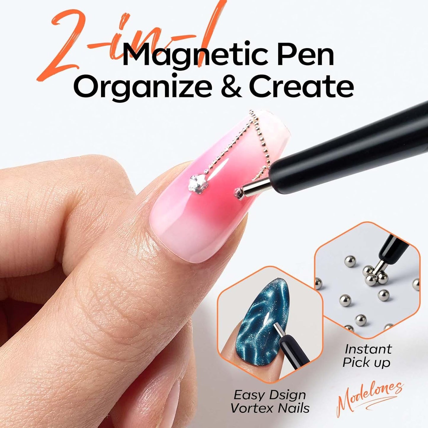 double-headed round magnets for versatile pattern creation